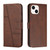 Stitching Calf Texture Buckle Leather Phone Case