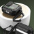 Two-Tone Printed Earphone Case with Switch Lock & Carabiner