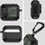 Two-Tone Printed Earphone Case with Switch Lock & Carabiner