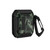 Two-Tone Printed Earphone Case with Switch Lock & Carabiner