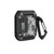 Two-Tone Printed Earphone Case with Switch Lock & Carabiner