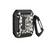 Two-Tone Printed Earphone Case with Switch Lock & Carabiner