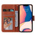 Multifunctional Horizontal Flip Leather Case with Three Card Slot