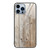 Wood Grain Glass Protective Case