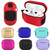 2 in 1 Matte Texture Contrast Color PC + TPU Earphone Case