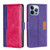 Contrast Color Side Buckle Leather Phone Case