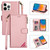 Zipper Multi-card Slots Horizontal Flip Leather Case