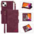 Zipper Multi-card Slots Horizontal Flip Leather Case