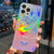 Laser Paper + Butterfly Pattern TPU Shockproof Protective Case