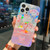 Laser Paper + Butterfly Pattern TPU Shockproof Protective Case