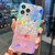 Laser Paper + Butterfly Pattern TPU Shockproof Protective Case