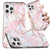 Electroplated Marble Pattern TPU Phone Case