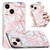 Electroplated Marble Pattern TPU Phone Case