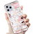 Electroplated Marble Pattern TPU Phone Case