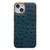 Genuine Leather Ostrich Texture Nano Case