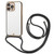 Electroplated Two-color TPU Phone Case with Lanyard