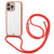 Electroplated Two-color TPU Phone Case with Lanyard