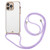 Electroplated Two-color TPU Phone Case with Lanyard