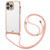 Electroplated Two-color TPU Phone Case with Lanyard