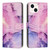 Painted Marble Pattern Leather Phone Case