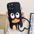 Wave Edge Big Duck Silicone Phone Case with Wristband