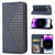 Cubic Grid Calf Texture Magnetic Closure Leather Phone Case