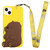 Silicone Wallet Phone Case with Lanyard