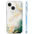 Coloured Glaze Marble Phone Case