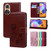 Rose Embossed Flip PU Leather Phone Case