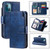 9 Card Tri-Fold Wallets Leather Phone Case
