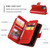 9 Card Tri-Fold Wallets Leather Phone Case
