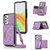 Three-fold RFID Leather Phone Case with Lanyard