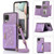 Three-fold RFID Leather Phone Case with Lanyard