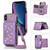 Three-fold RFID Leather Phone Case with Lanyard