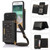 Three-fold RFID Leather Phone Case with Lanyard