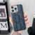 Nano Electroplate Mahjong Texture Leather Phone Case