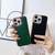 Nano Electroplating Crocodile Texture Genuine Leather Phone Case