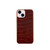 Nano Electroplating Crocodile Texture Genuine Leather Phone Case