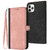 Side Buckle Double Fold Hand Strap Leather Phone Case