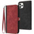 Side Buckle Double Fold Hand Strap Leather Phone Case