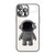Electroplating PC Astronaut Holder Phone Case with Lens Film
