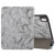 Three-fold Marble Texture Protective Tablet Case with Pen Slot