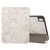Three-fold Marble Texture Protective Tablet Case with Pen Slot