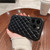 Rhombic Texture Lambskin Phone Case
