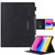 Solid Color Metal Buckle Leather Smart Tablet Case