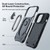 JOYROOM PC + TPU Dual-layer Shockproof Phone Case with Rotating Holder