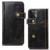 Denior Oil Wax Cowhide DK Magnetic Button Leather Phone Case