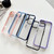 Clear Acrylic Soft TPU Phone Case with Metal Button