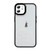 Clear Acrylic Soft TPU Phone Case with Metal Button