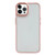 Clear Acrylic Soft TPU Phone Case with Metal Button